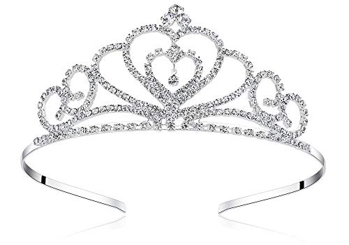 Lovelyshop Strass Herz Tiara-Hochzeit Abschlussball Geburtstag Prinzessin Krone -1 Packung Lovelyshop Strass Herz Tiara-Hochzeit Abschlussball Geburtstag Prinzessin Krone -1 Packung von Lovelyshop