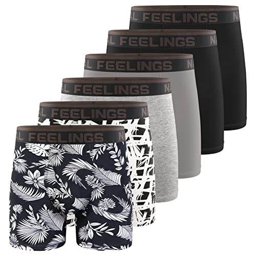 Lovemist Boxershorts Herren Baumwolle Unterhosen Männer Unterwäsche Herren Boxershorts 6er Packs L von Lovemist