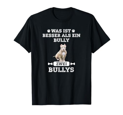 Zwei Bully Hunde Design - Damen Herren Bully Geschenk T-Shirt Zwei Bully Hunde Design - Damen Herren Bully Geschenk T-Shirt von Lovemybello Hunde Designs