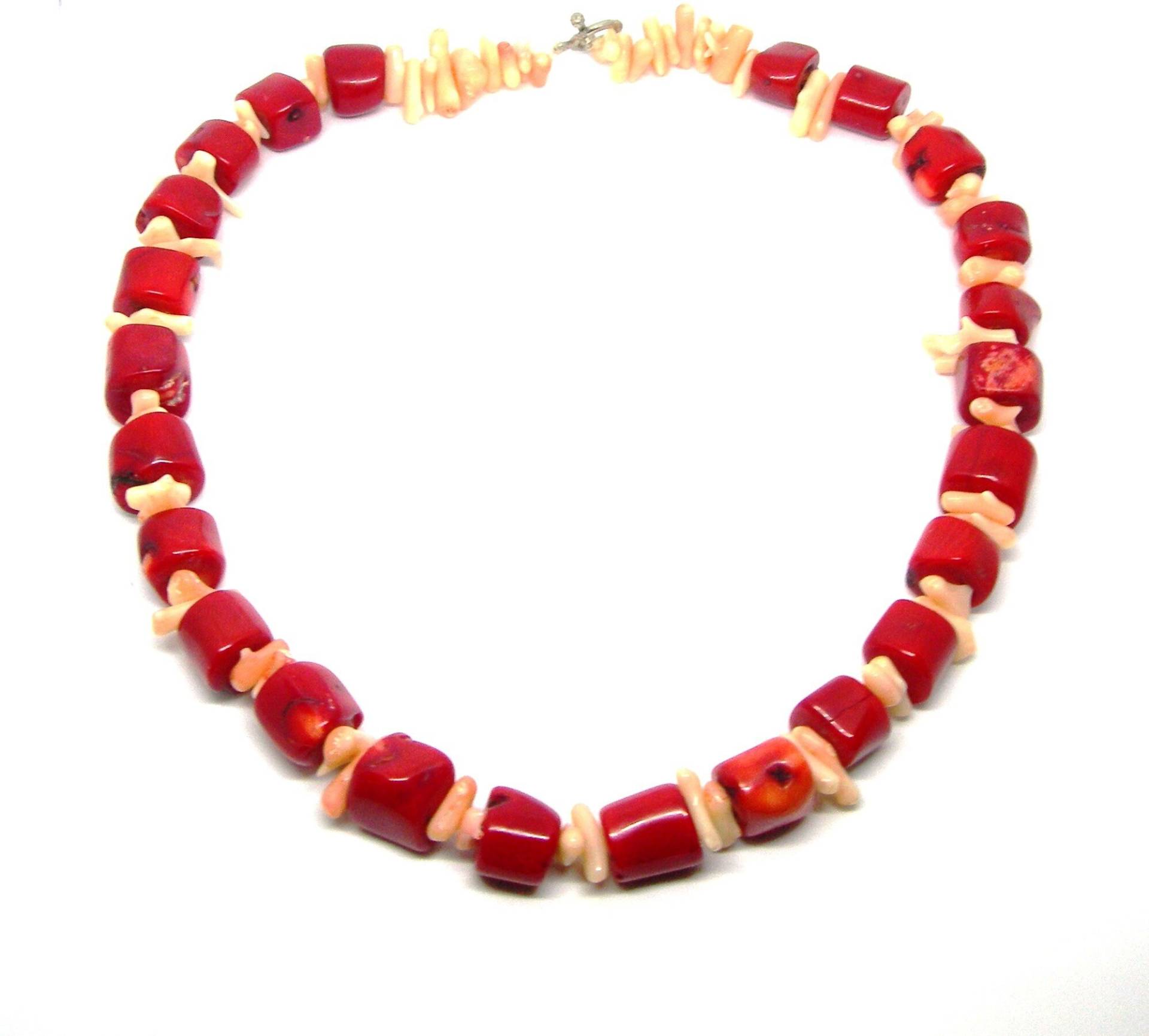 Echte Korallen Halskette Vintage Geschenk Für Sie Echte Korallen Halskette Vintage Geschenk Für Sie von LovennaBoutique