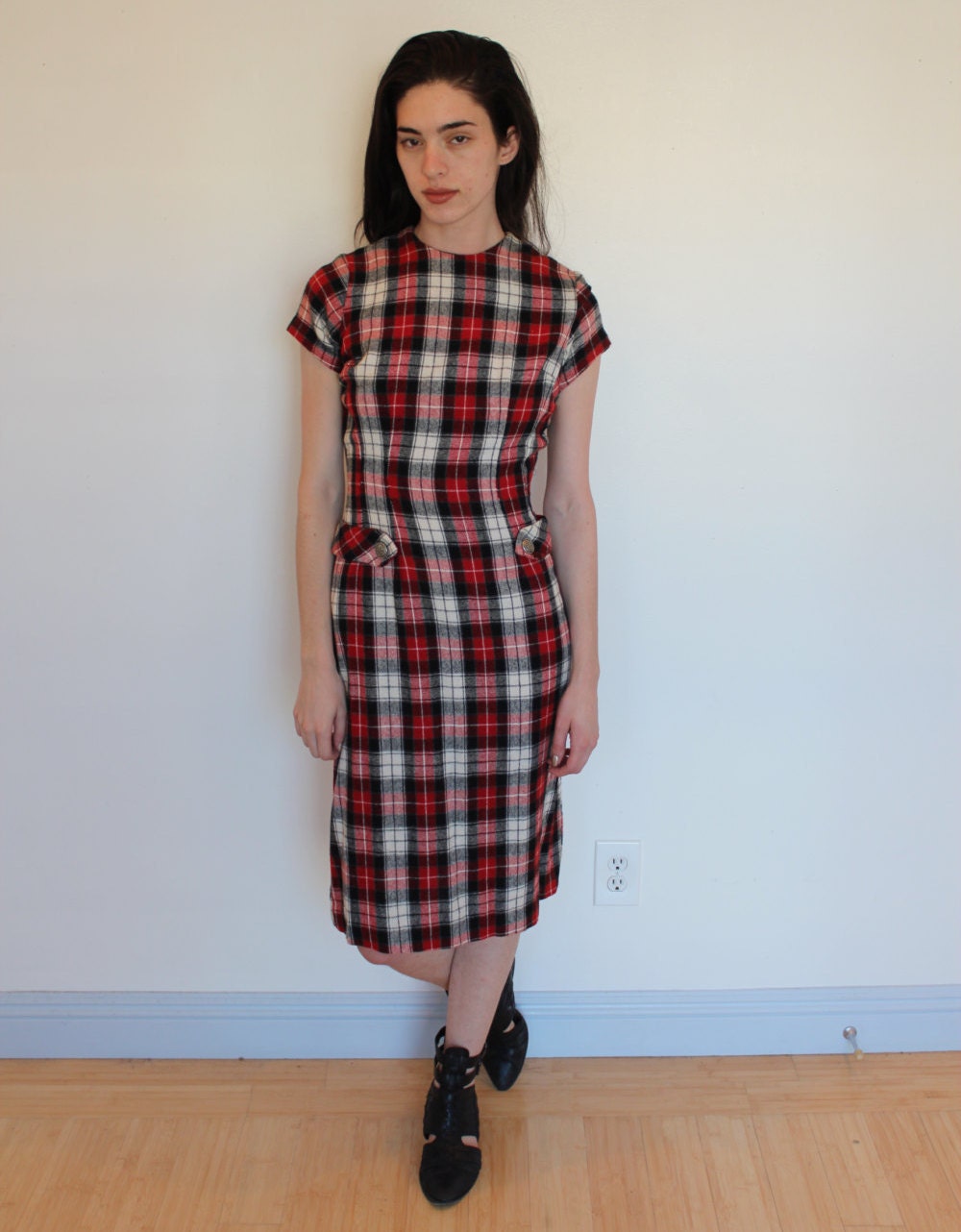 1960Er Jahre Vintage Hausdame Ritual Wiggle Kleid von LoversEyeVintage