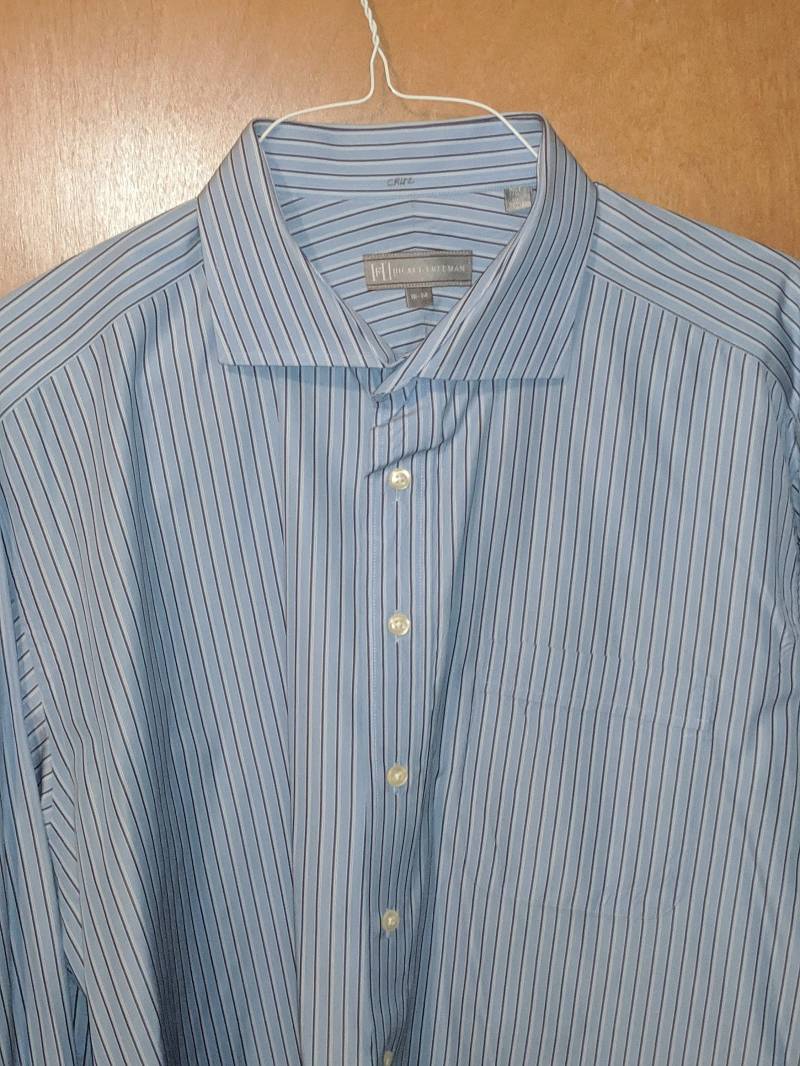 Hickey Freeman Französisch Manschette Shirt Größe 18-34 von LoveshackByAngel