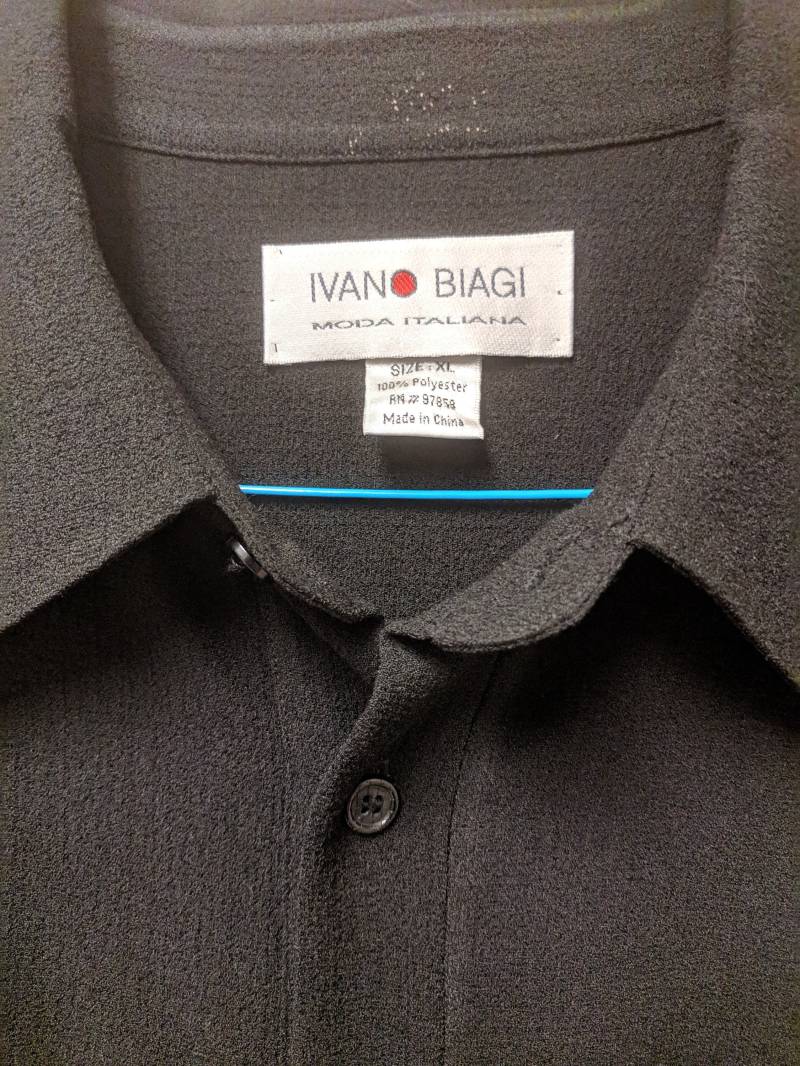 Ivano Biagi Schwarz Shirt Xl von LoveshackByAngel
