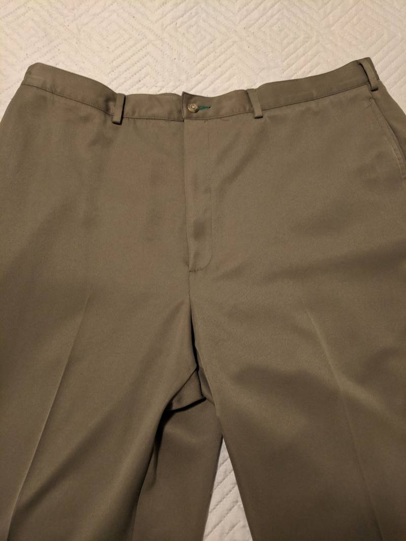 Tommy Hilfiger Hose S 40 X 30 100 % Mikrofaser Polyester Flache Front von LoveshackByAngel