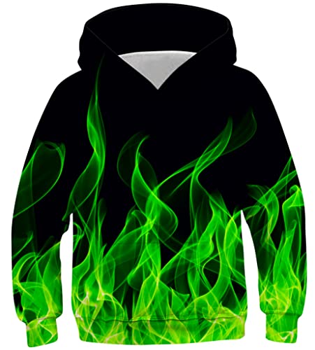 Loveternal Bunt Kapuzenpullover 13-16 Jahre 3D Hoodie Langarm Sweatshirt Poullover für Frauen Männer mit Kordelzug 3XL von Loveternal