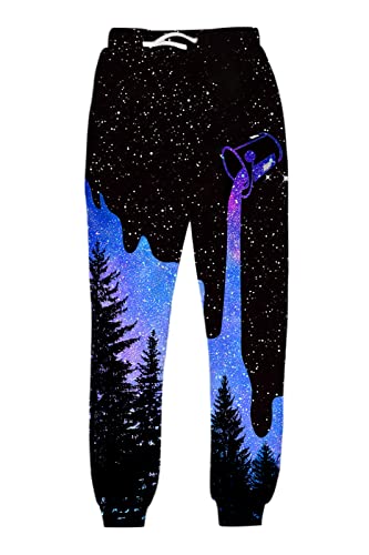 Loveternal Unisex Jogginghose 3D Druck Hose Coole Jogger Casual Hosen Sweatpants S-XXL von Loveternal