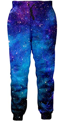 Loveternal Galaxy Jogginghose 3D Print Jogger Sport Hosen Casual Baggy Sweatpants Hose für Jungen Mädchen XL von Loveternal