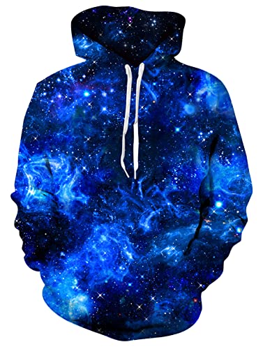 Loveternal Hoodies Männer 3D Galaxis Druck Kapuzenpullover Langarm Cosplay Pullover Leichte Sweatshirts Mit Taschen S von Loveternal