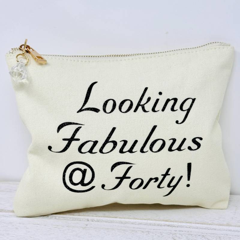 40. Geburtstag Tasche, Benutzerdefinierte Make Up, Geschenk Zum Geburtstag, Spezieller Personalisiertes 40. Geburtstag Tasche, Benutzerdefinierte Make Up, Geschenk Zum Geburtstag, Spezieller Personalisiertes von Lovethelinks