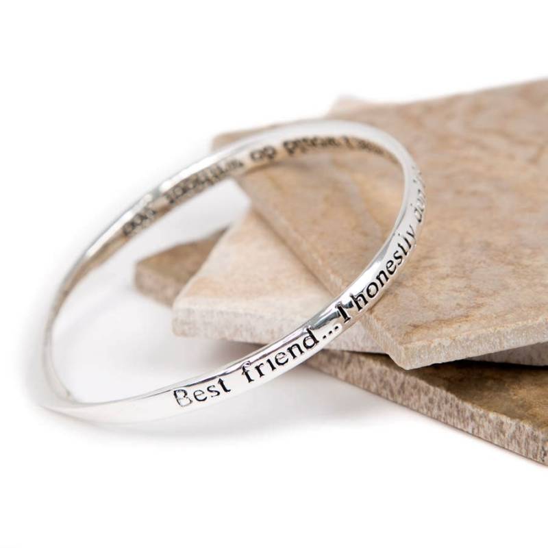 Beste Freundin Inspirierender Sentimental Message Armreif, Spruch Schmuck, Freundschaftsgeschenk, Geschenk Für Sie Beste Freundin Inspirierender Sentimental Message Armreif, Spruch Schmuck, Freundschaftsgeschenk, Geschenk Für Sie von Lovethelinks