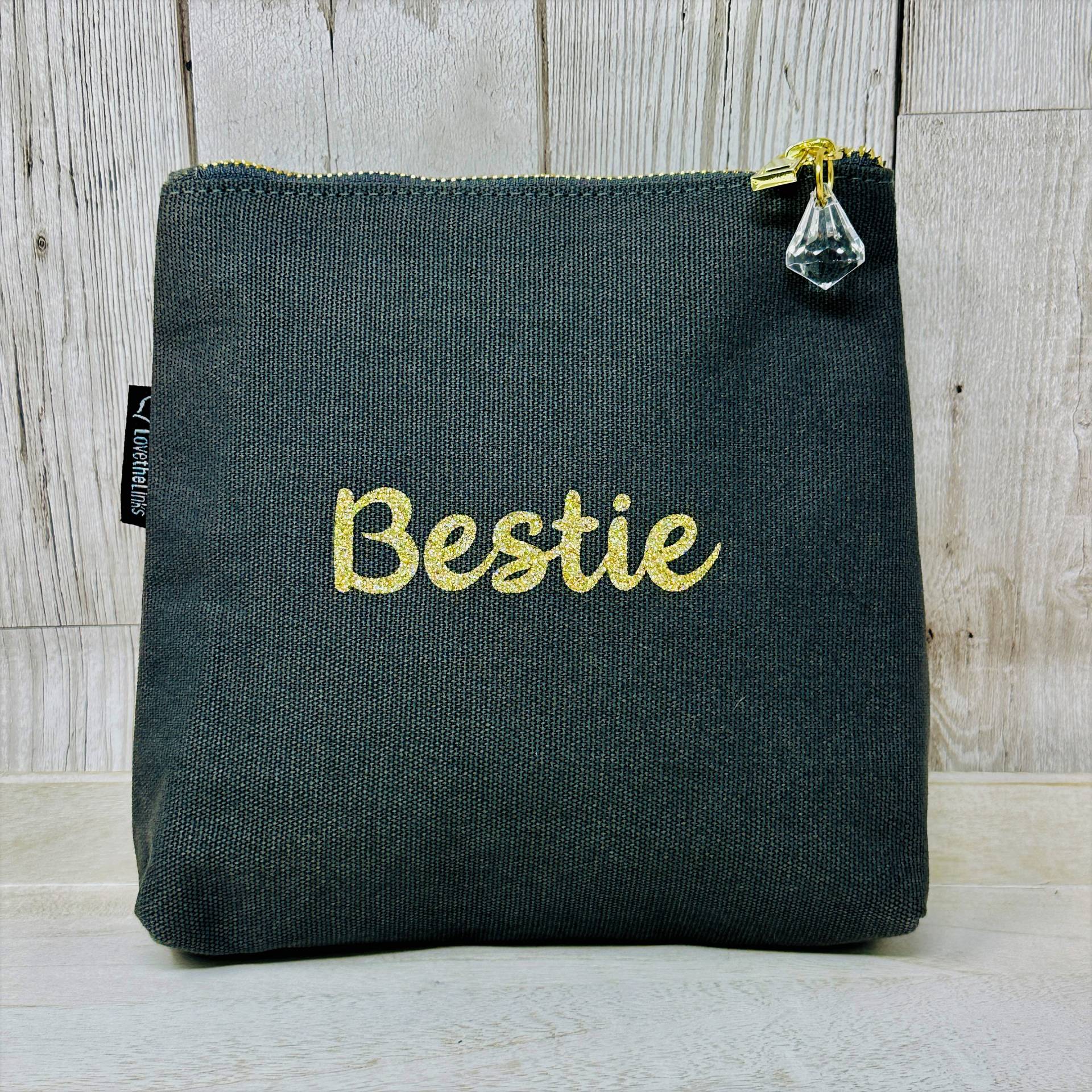 Bestie Make Up Bag, Beste Freundin Geschenk, Personalisiertes Geschenk Bestie Make Up Bag, Beste Freundin Geschenk, Personalisiertes Geschenk von Lovethelinks