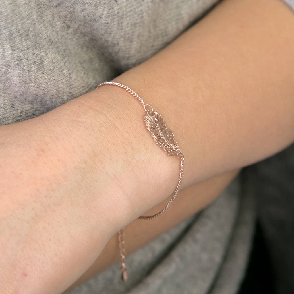 Feder Zartes Armband Feder Zartes Armband von Lovethelinks