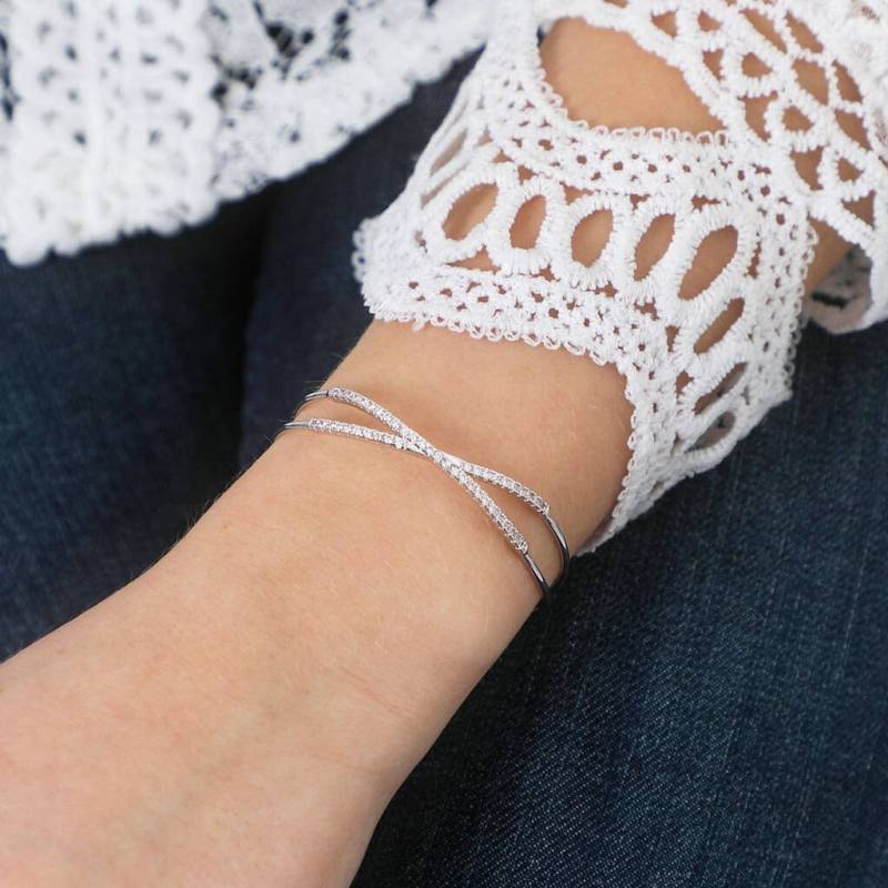 Funkelnder Eternity Armreif Modeschmuck Funkelnder Eternity Armreif Modeschmuck von Lovethelinks