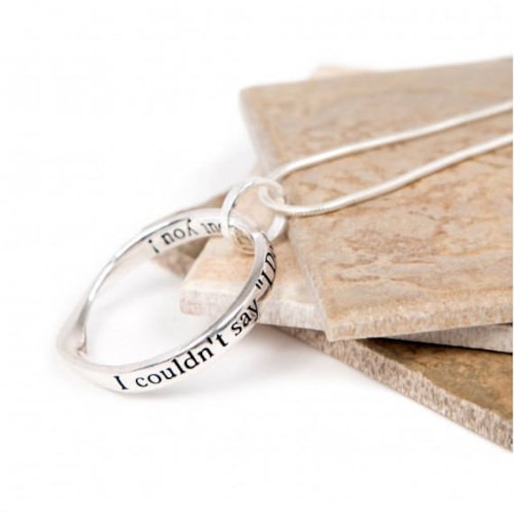 "Hochzeitskette "Ich Könnte Nicht Sagen "I Do' Ohne Dich" - Versilbert." "Hochzeitskette "Ich Könnte Nicht Sagen "I Do' Ohne Dich" - Versilbert." von Lovethelinks