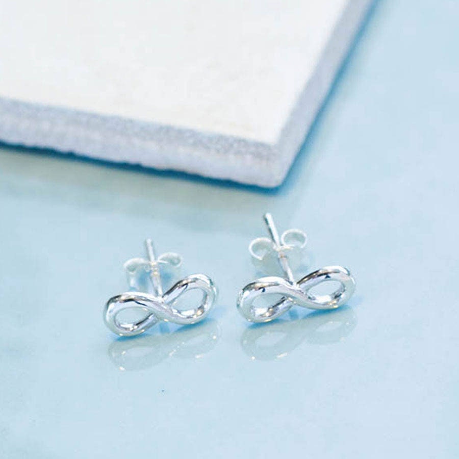 sterling Silber Infinity Ohrstecker Ewiges Liebesgeschenk sterling Silber Infinity Ohrstecker Ewiges Liebesgeschenk von Lovethelinks
