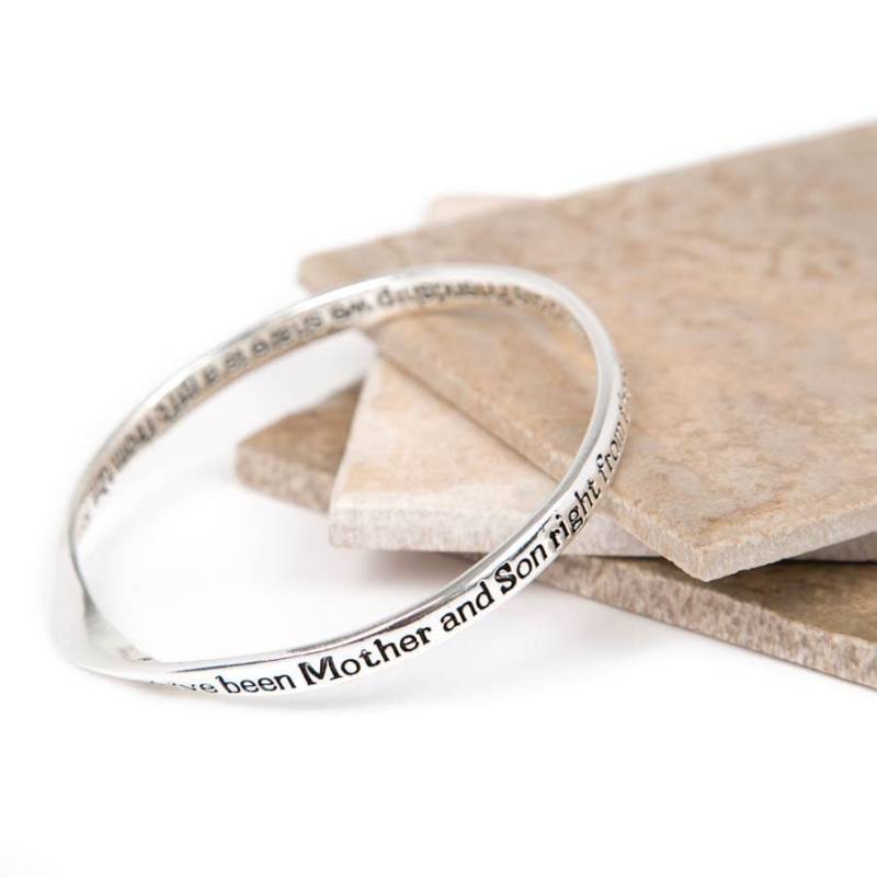 Mutter & Sohn Versilberter Armreif Sentimentales Freundschaftsgeschenk Mutter & Sohn Versilberter Armreif Sentimentales Freundschaftsgeschenk von Lovethelinks