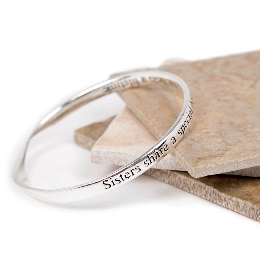 Schwestern Bond Inspirational & Sentimental Message Armreif, Schwester Geschenk, Familie Und Freundschaft Schwestern Bond Inspirational & Sentimental Message Armreif, Schwester Geschenk, Familie Und Freundschaft von Lovethelinks