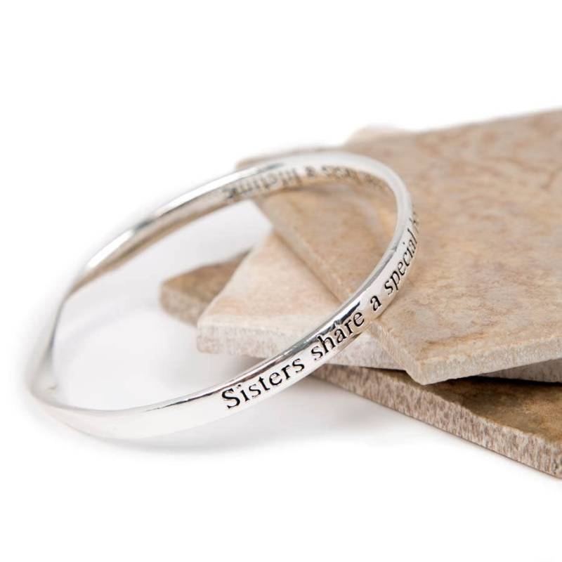 Schwestern Bond Inspirational & Sentimental Message Armreif, Schwester Geschenk, Familie Und Freundschaft Schwestern Bond Inspirational & Sentimental Message Armreif, Schwester Geschenk, Familie Und Freundschaft von Lovethelinks