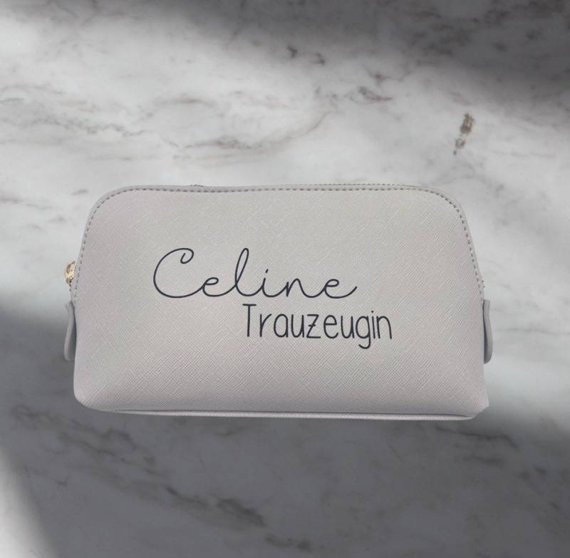 Kosmetiktasche Reisetäschchen Trauzeugin von Lovethesi