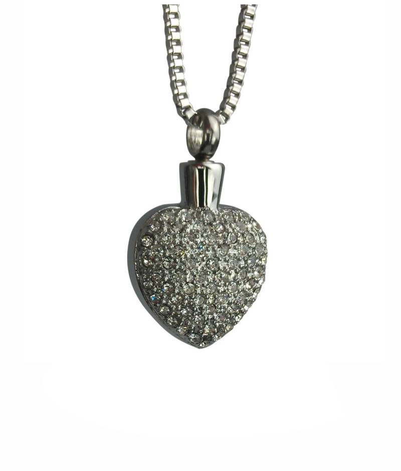 Alle Kristall Herz Urne Anhänger - Gedenkasche Andenken Schmuck Personalisierte Gravur von LovetoTreasure