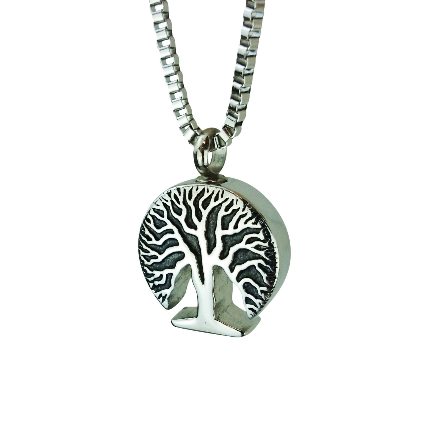 Baum Des Lebens Urne Anhänger - Gedenkasche Andenken Schmuck Personalisierte Gravur Baum Des Lebens Urne Anhänger - Gedenkasche Andenken Schmuck Personalisierte Gravur von LovetoTreasure