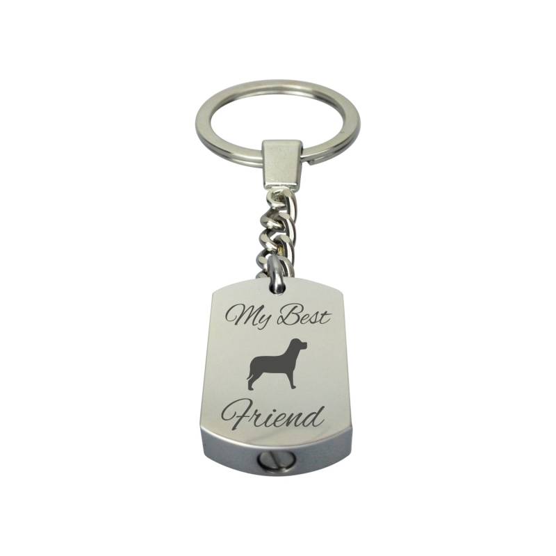 Bester Freund Hund Urne Schlüsselanhänger - Erinnerung Esche Andenken Schmuck Gravur von LovetoTreasure