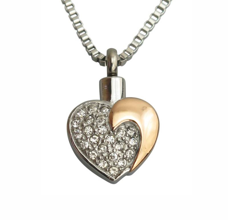 Crystal Eclipse Herz Urne Anhänger Halskette - Gedenkstätte Asche Andenken Feuerbestattung Schmuck Crystal Eclipse Herz Urne Anhänger Halskette - Gedenkstätte Asche Andenken Feuerbestattung Schmuck von LovetoTreasure