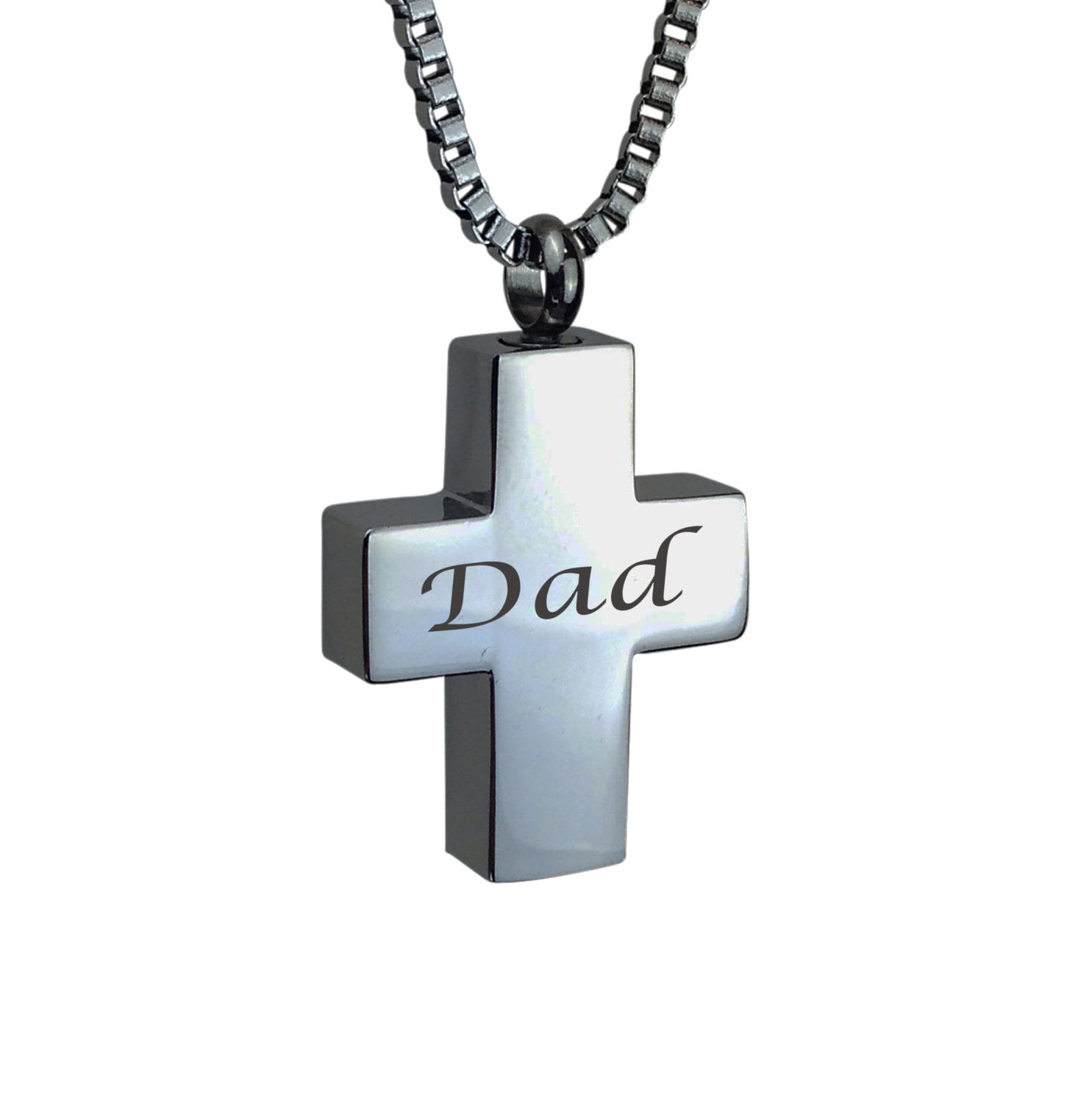 Dad Cross Urne Anhänger - Erinnerung Asche Feuerbestattung Andenken Personalisierte Gravur Dad Cross Urne Anhänger - Erinnerung Asche Feuerbestattung Andenken Personalisierte Gravur von LovetoTreasure