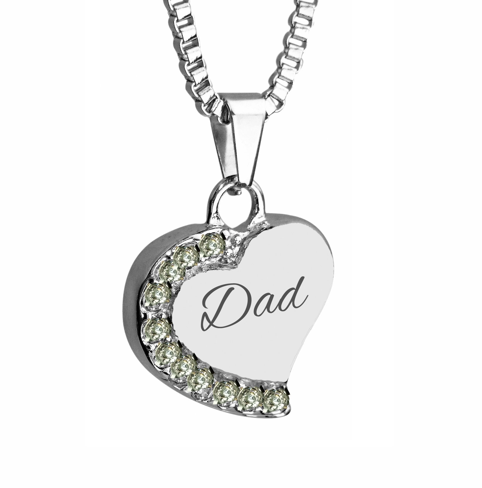 Dad Heart With Crystals Urn Halskette Anhänger - Erinnerung Ash Keepsake Feuerbestattung Schmuck Dad Heart With Crystals Urn Halskette Anhänger - Erinnerung Ash Keepsake Feuerbestattung Schmuck von LovetoTreasure