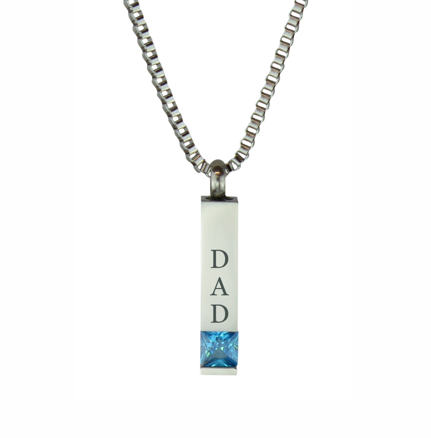Dad Quantum Blau Kristall Urne Anhänger - Erinnerung Ash Keepsake Schmuck Personalisierte Graviert Dad Quantum Blau Kristall Urne Anhänger - Erinnerung Ash Keepsake Schmuck Personalisierte Graviert von LovetoTreasure