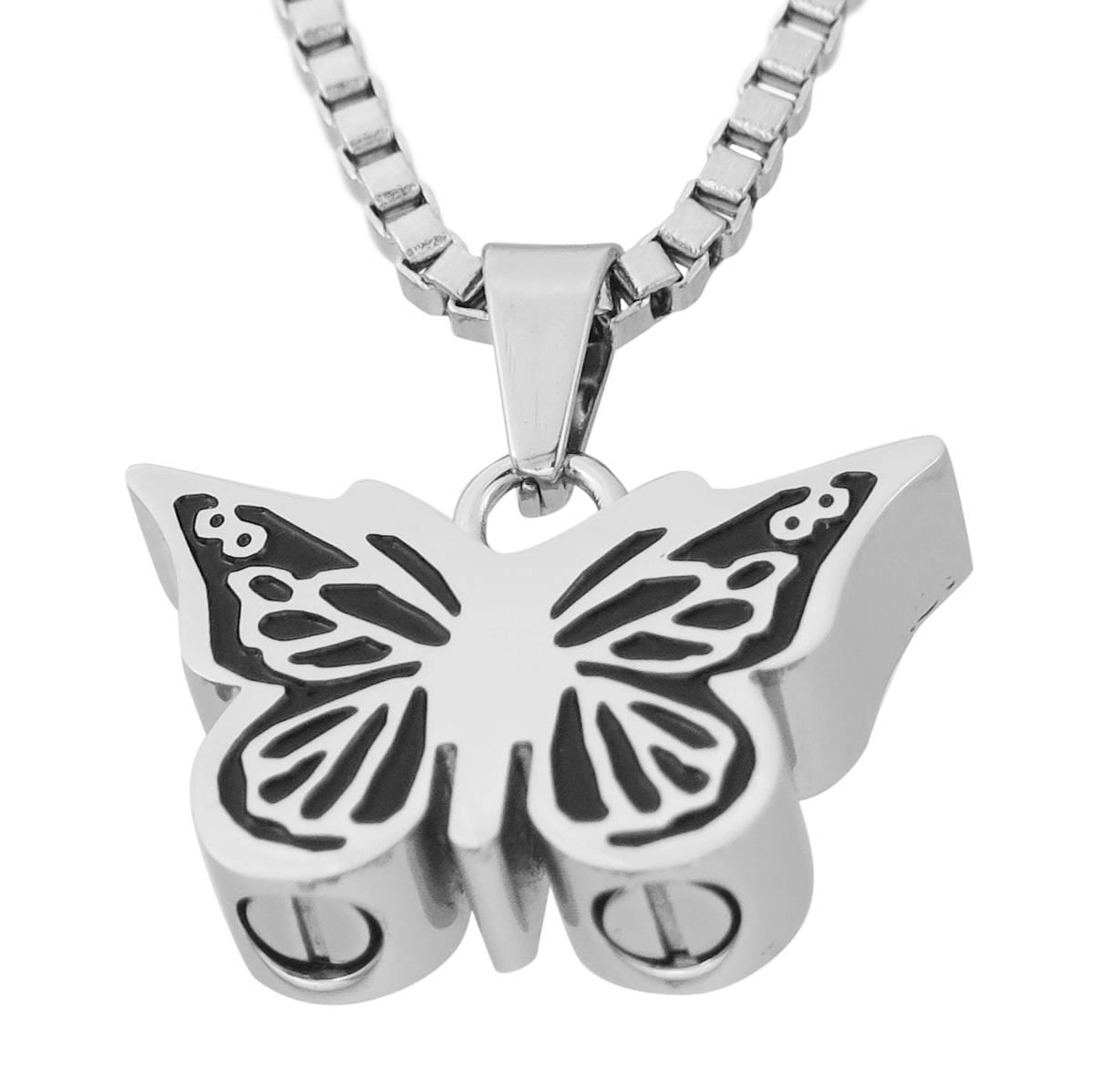 Doppelasche Schmetterling Urne Anhänger Halskette - Gedenkasche Andenken Schmuck Personalisierte Gravur Doppelasche Schmetterling Urne Anhänger Halskette - Gedenkasche Andenken Schmuck Personalisierte Gravur von LovetoTreasure