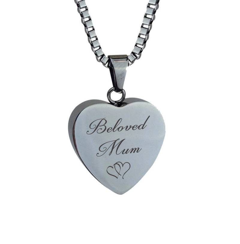 Geliebte Mama Herzen Urne Anhänger - Gedenkasche Cremation Andenken Gravur Geliebte Mama Herzen Urne Anhänger - Gedenkasche Cremation Andenken Gravur von LovetoTreasure