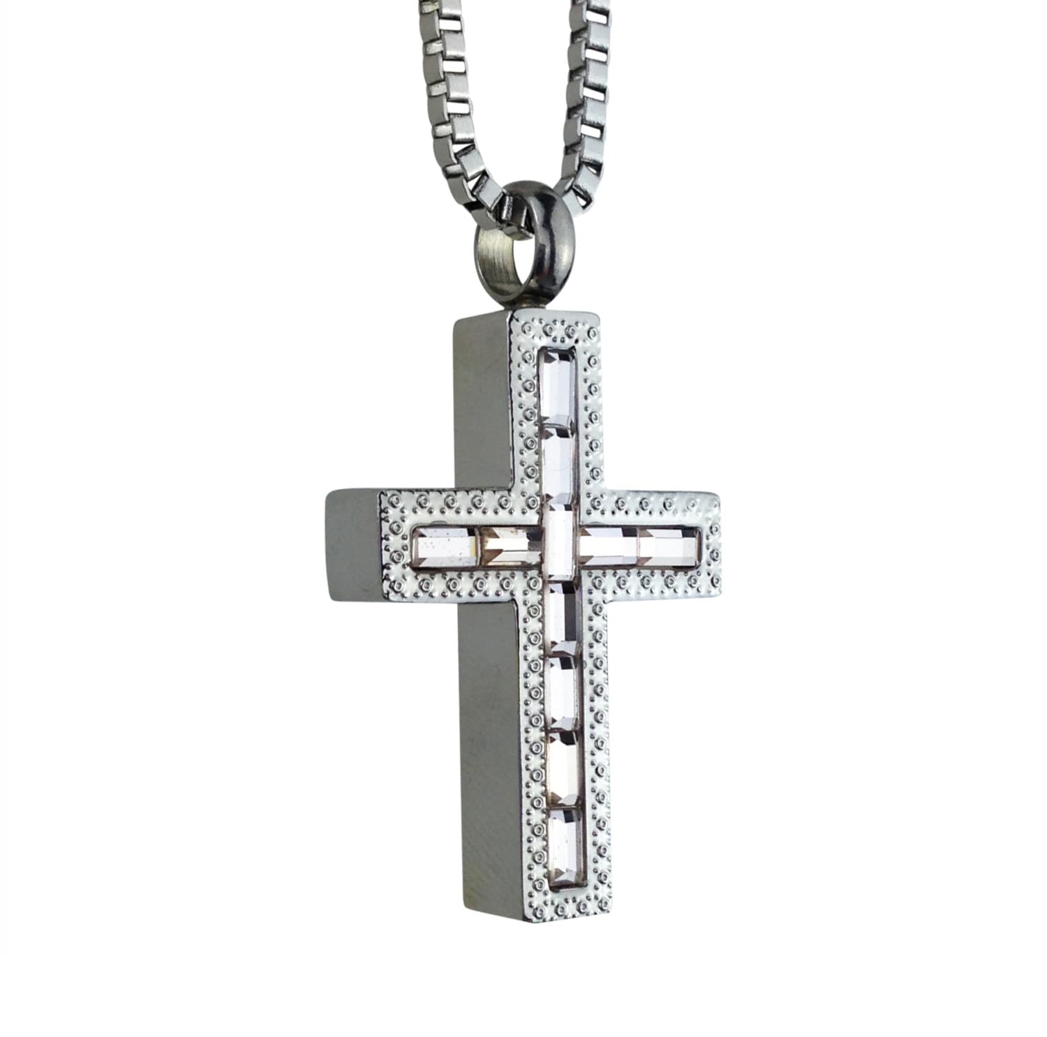 Gespiegelter Kristall Kreuz Urne Anhänger - Gedenkasche Andenken Schmuck Personalisierte Gravur Gespiegelter Kristall Kreuz Urne Anhänger - Gedenkasche Andenken Schmuck Personalisierte Gravur von LovetoTreasure