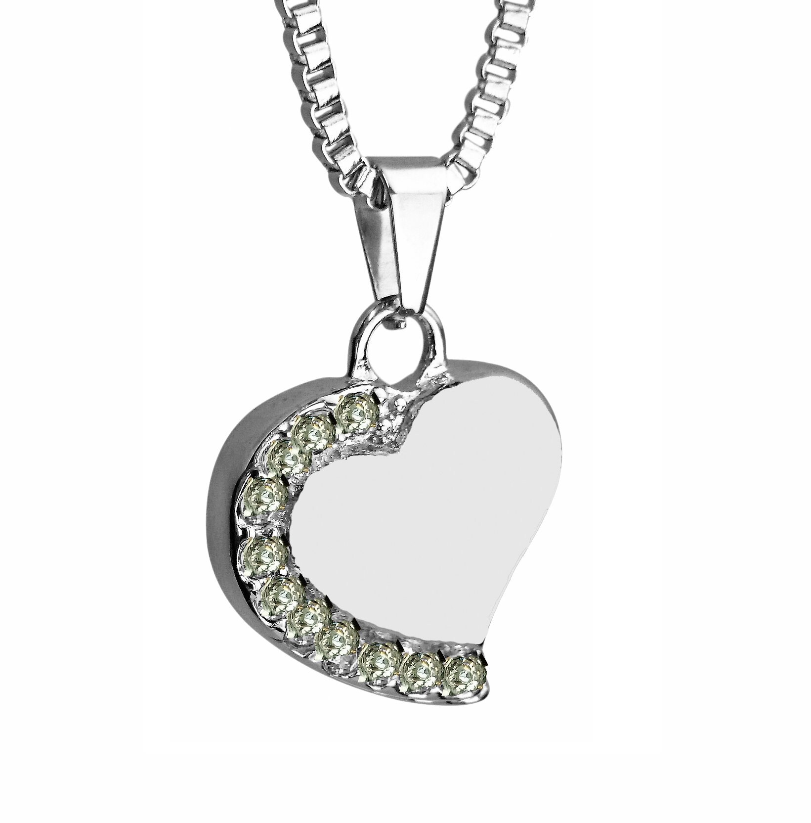 Herz Mit Kristallen Urne Anhänger - Gedenkasche Andenken Schmuck Personalisierte Gravur Herz Mit Kristallen Urne Anhänger - Gedenkasche Andenken Schmuck Personalisierte Gravur von LovetoTreasure