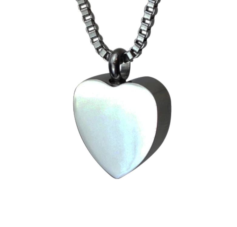 Herz-Schleifen-Urne Anhänger - Gedenk-Asche-Andenken-Schmuck Personalisierte Gravierte von LovetoTreasure