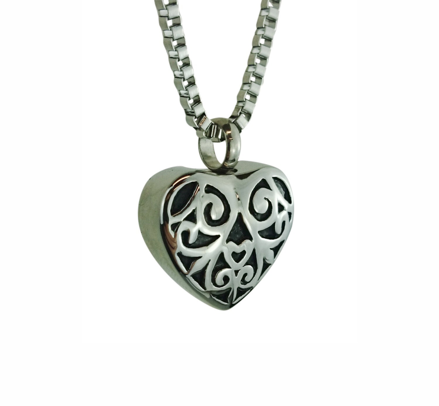 Herz Urne Anhänger Halskette - Gedenkstätte Asche Andenken Feuerbestattung Schmuck Personalisierte Gravur Herz Urne Anhänger Halskette - Gedenkstätte Asche Andenken Feuerbestattung Schmuck Personalisierte Gravur von LovetoTreasure