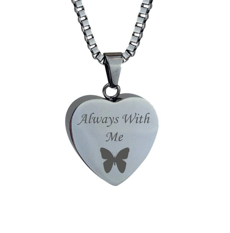 Immer Bei Mir Schmetterling Urne Anhänger - Erinnerungsstück Andenken Personalisierte Gravur Immer Bei Mir Schmetterling Urne Anhänger - Erinnerungsstück Andenken Personalisierte Gravur von LovetoTreasure