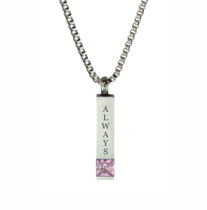 Immer Quantum Pink Kristall Urne Anhänger - Gedenkasche Andenken Schmuck Personalisierte Gravur Immer Quantum Pink Kristall Urne Anhänger - Gedenkasche Andenken Schmuck Personalisierte Gravur von LovetoTreasure