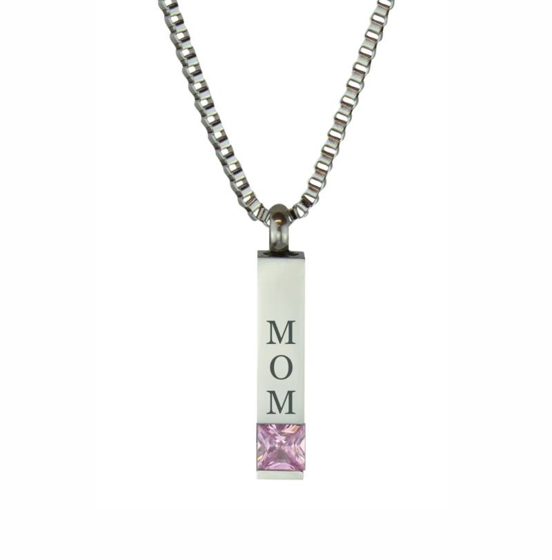 Mom Quantum Pink Kristall Urne Anhänger - Gedenkasche Andenken Schmuck Personalisierte Gravur Mom Quantum Pink Kristall Urne Anhänger - Gedenkasche Andenken Schmuck Personalisierte Gravur von LovetoTreasure