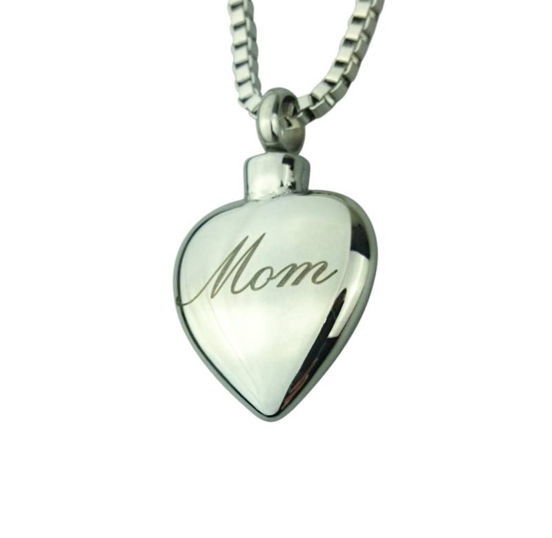 Mutter Beschriftet Herz Urne Anhänger - Erinnerung Asche Einäscherung Andenken Personalisierte Graviert Mutter Beschriftet Herz Urne Anhänger - Erinnerung Asche Einäscherung Andenken Personalisierte Graviert von LovetoTreasure