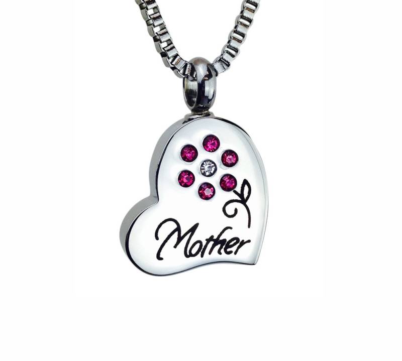 Mutter Blume Urne Anhänger - Gedenkasche Andenken Schmuck Personalisierte Gravur Mutter Blume Urne Anhänger - Gedenkasche Andenken Schmuck Personalisierte Gravur von LovetoTreasure