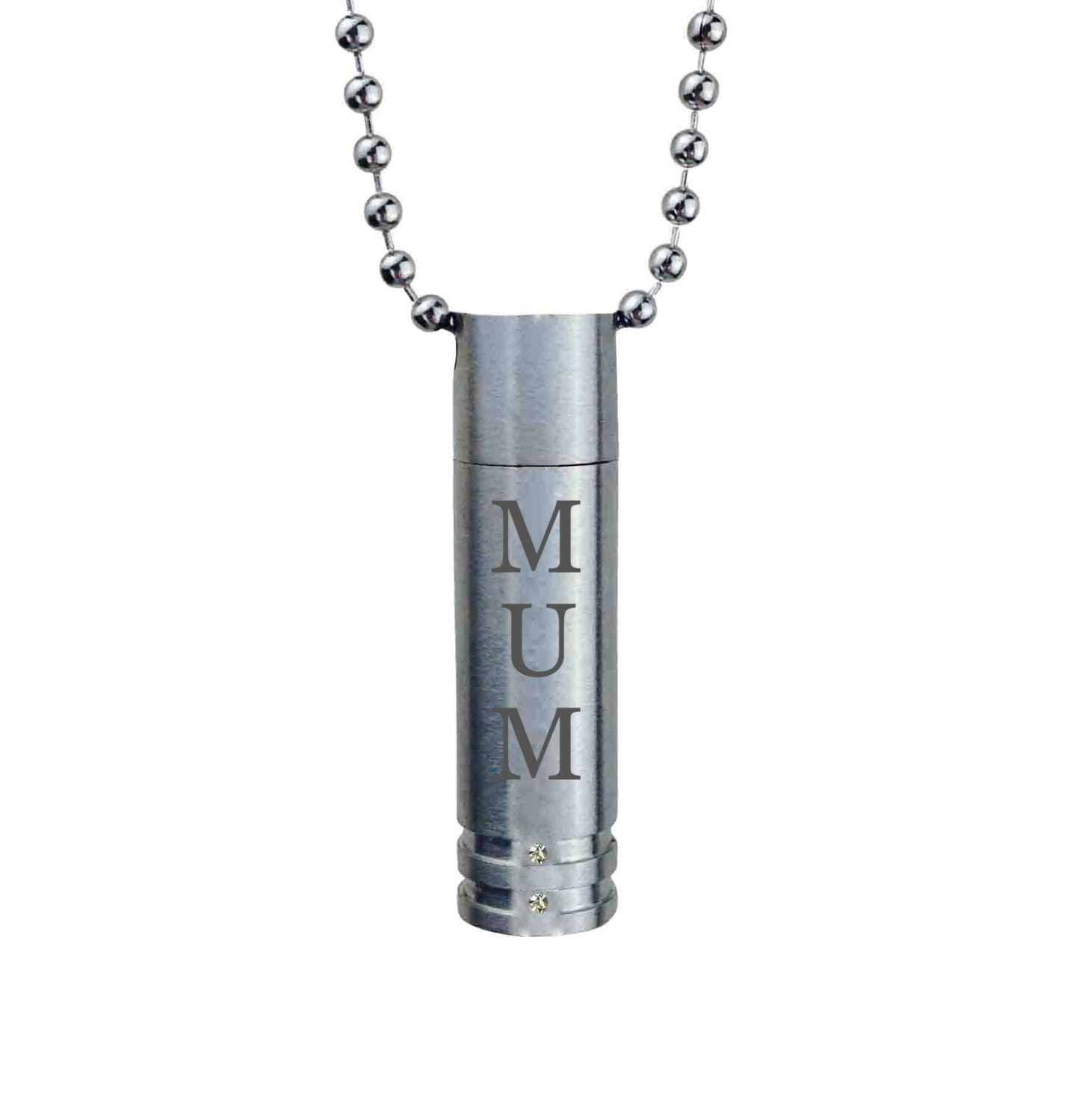 Mutter Zylinder Mit Kristallen Urne Anhänger - Gedenkstätte Asche Andenken Schmuck Personalisierte Gravur Mutter Zylinder Mit Kristallen Urne Anhänger - Gedenkstätte Asche Andenken Schmuck Personalisierte Gravur von LovetoTreasure