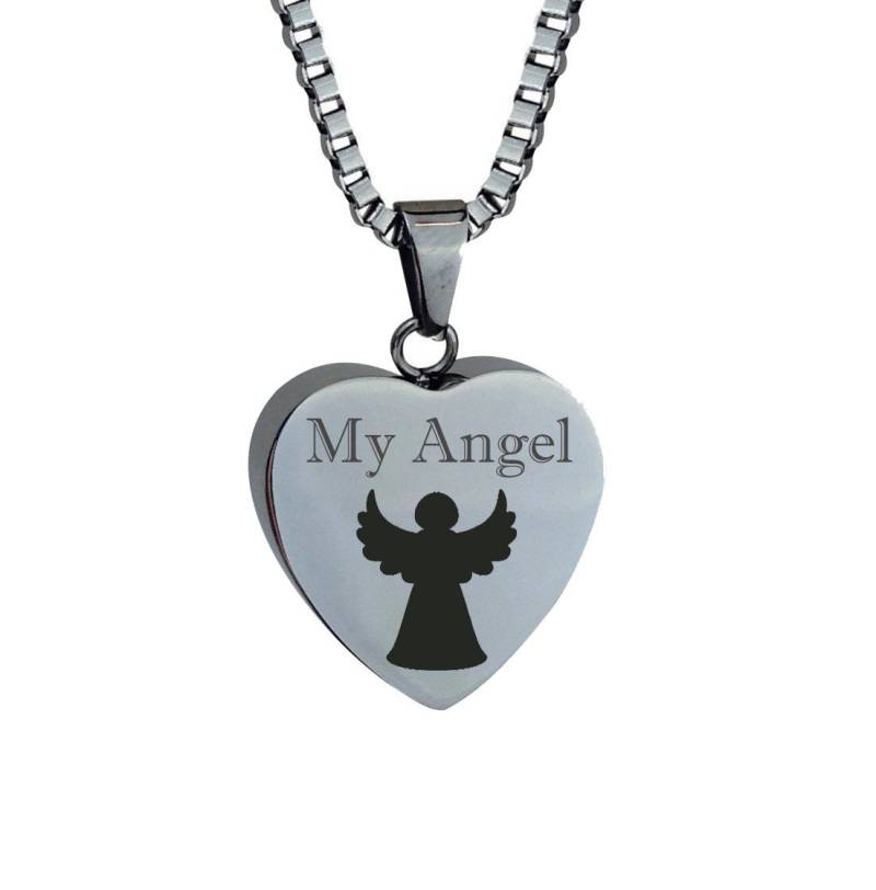My Angel Heart Urnen Anhänger - Gedenkasche Kremationserinnerung Gravur My Angel Heart Urnen Anhänger - Gedenkasche Kremationserinnerung Gravur von LovetoTreasure