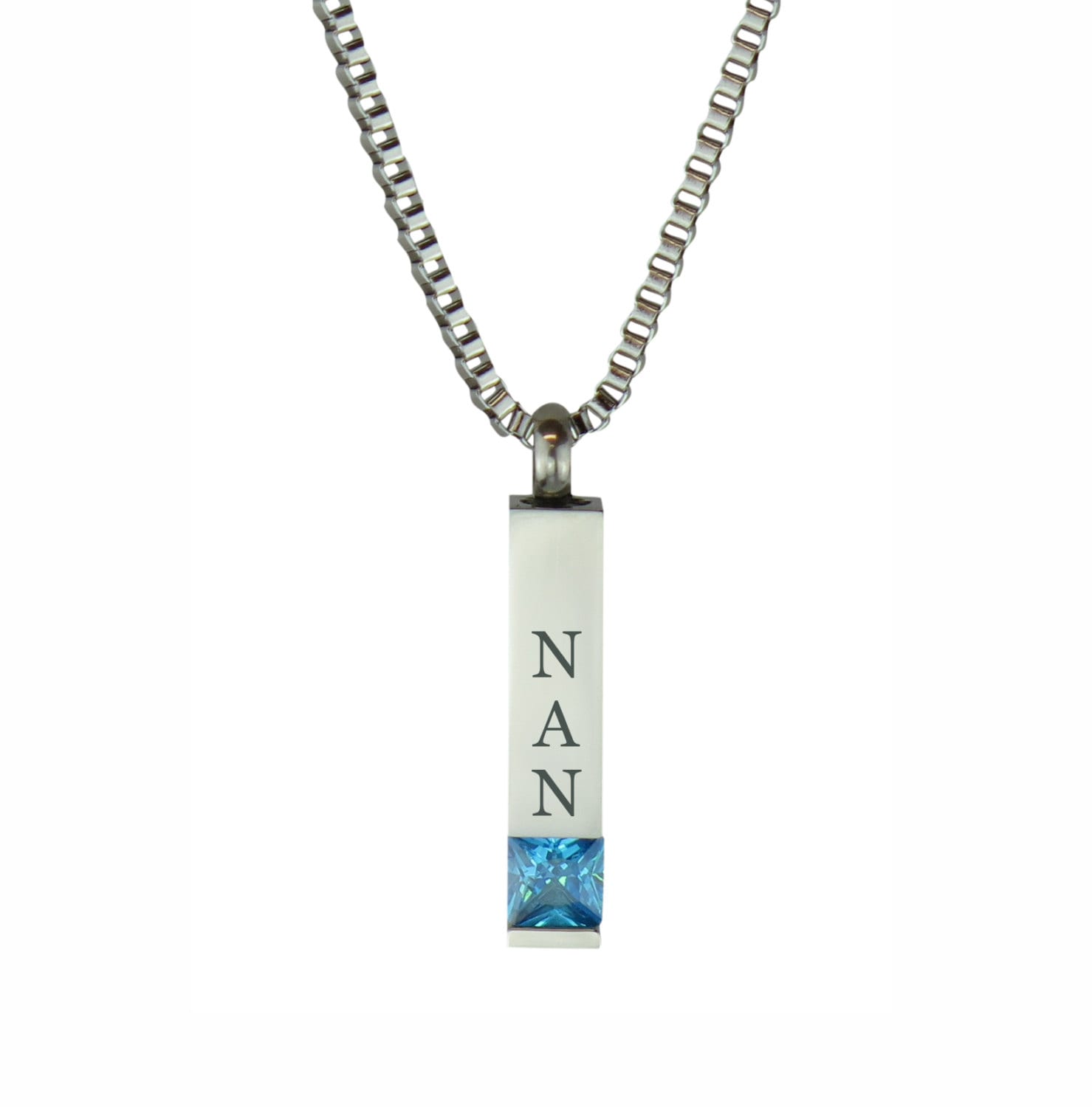 Nan Quantum Blue Kristall Urne Anhänger - Gedenkasche Andenken Schmuck Personalisierte Gravur Nan Quantum Blue Kristall Urne Anhänger - Gedenkasche Andenken Schmuck Personalisierte Gravur von LovetoTreasure