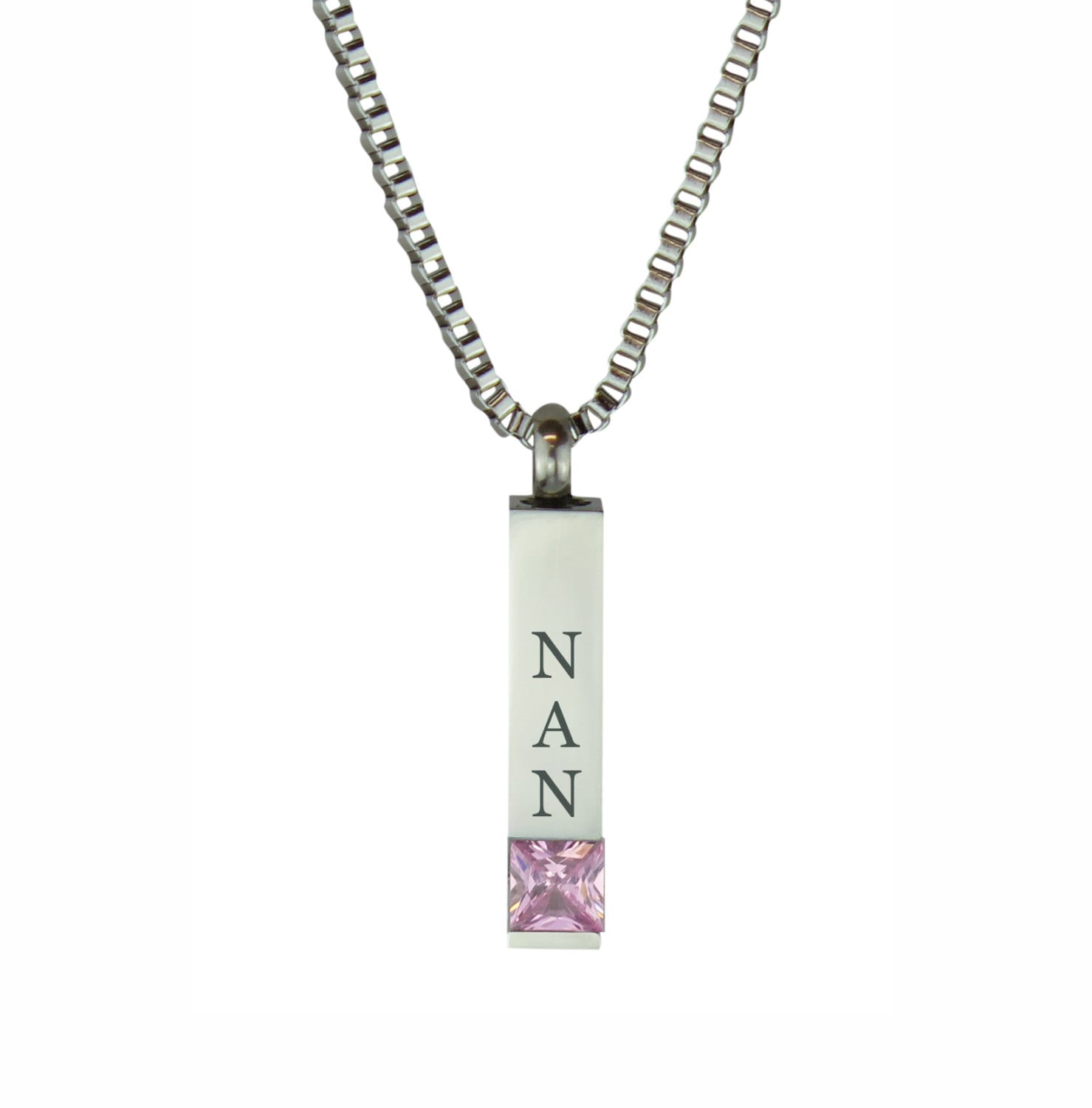 Nan Quantum Pink Kristall Urne Anhänger - Gedenkasche Andenken Schmuck Personalisierte Gravur Nan Quantum Pink Kristall Urne Anhänger - Gedenkasche Andenken Schmuck Personalisierte Gravur von LovetoTreasure