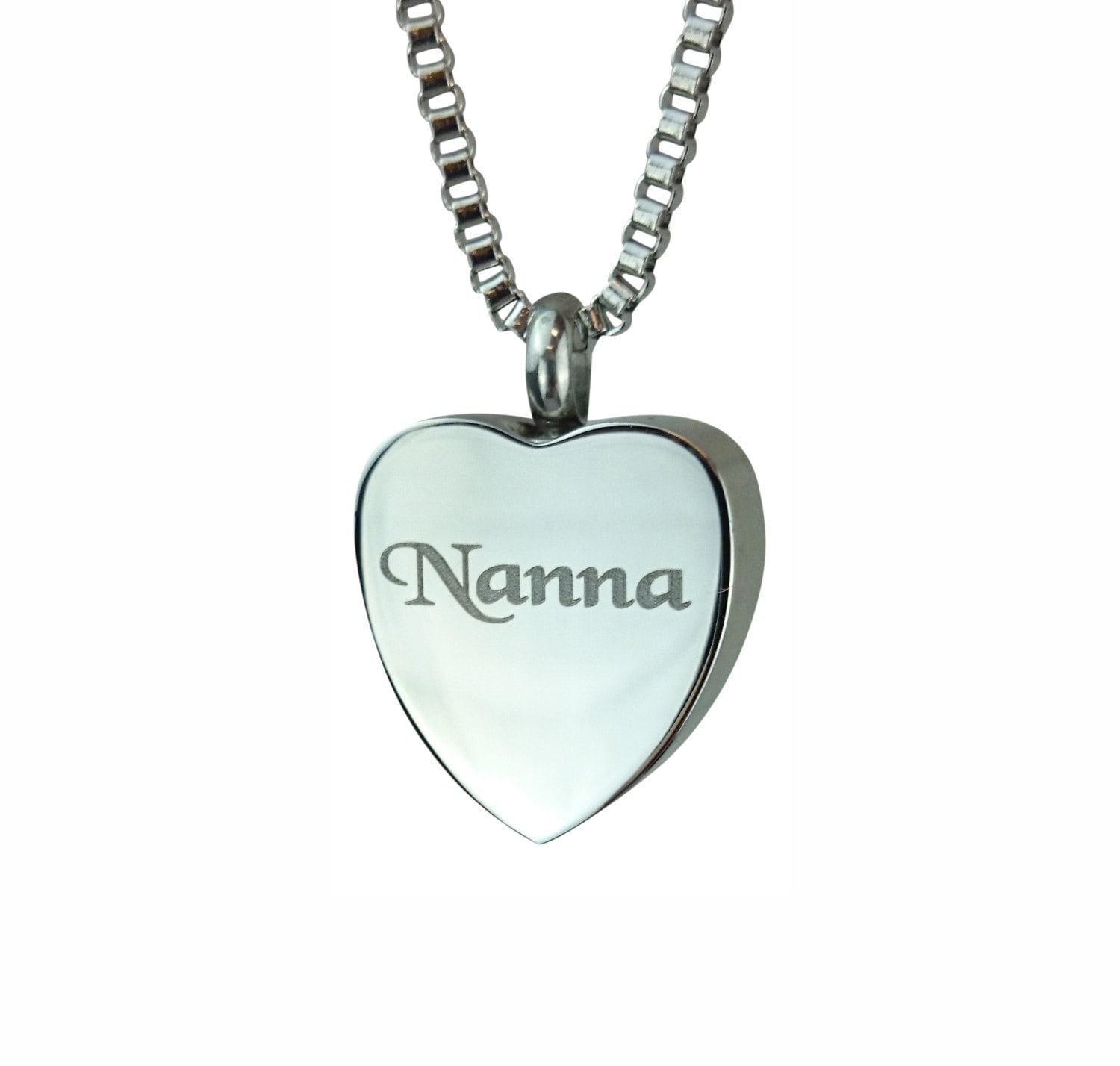 Nanna Oma Herz Urne Anhänger - Gedenkasche Feuerbestattung Andenken Personalisierte Gravur Nanna Oma Herz Urne Anhänger - Gedenkasche Feuerbestattung Andenken Personalisierte Gravur von LovetoTreasure