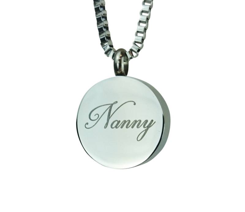 Nanny Urne Anhänger - Erinnerung Asche Einäscherung Andenken Personalisierte Gravur Nanny Urne Anhänger - Erinnerung Asche Einäscherung Andenken Personalisierte Gravur von LovetoTreasure