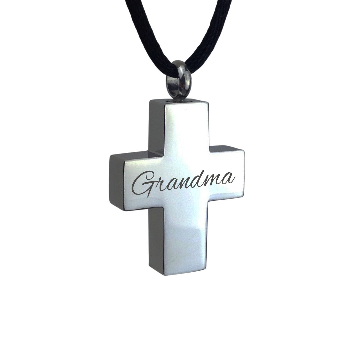 Oma Kreuz Auf Seil Urne Anhänger - Gedenkstätte Asche Feuerbestattung Andenken Personalisierte Gravur Oma Kreuz Auf Seil Urne Anhänger - Gedenkstätte Asche Feuerbestattung Andenken Personalisierte Gravur von LovetoTreasure