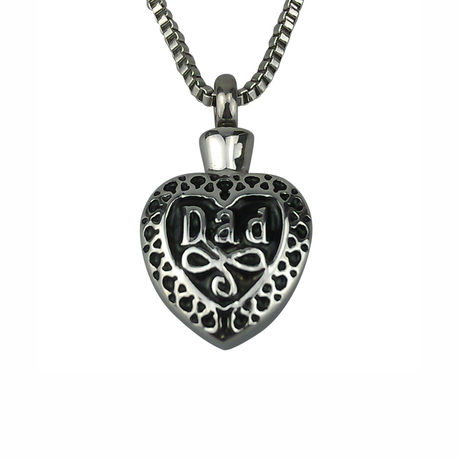 Papa Herz Urne Anhänger - Gedenkschmuck Andenken Schmuck Personalisierte Gravur Papa Herz Urne Anhänger - Gedenkschmuck Andenken Schmuck Personalisierte Gravur von LovetoTreasure