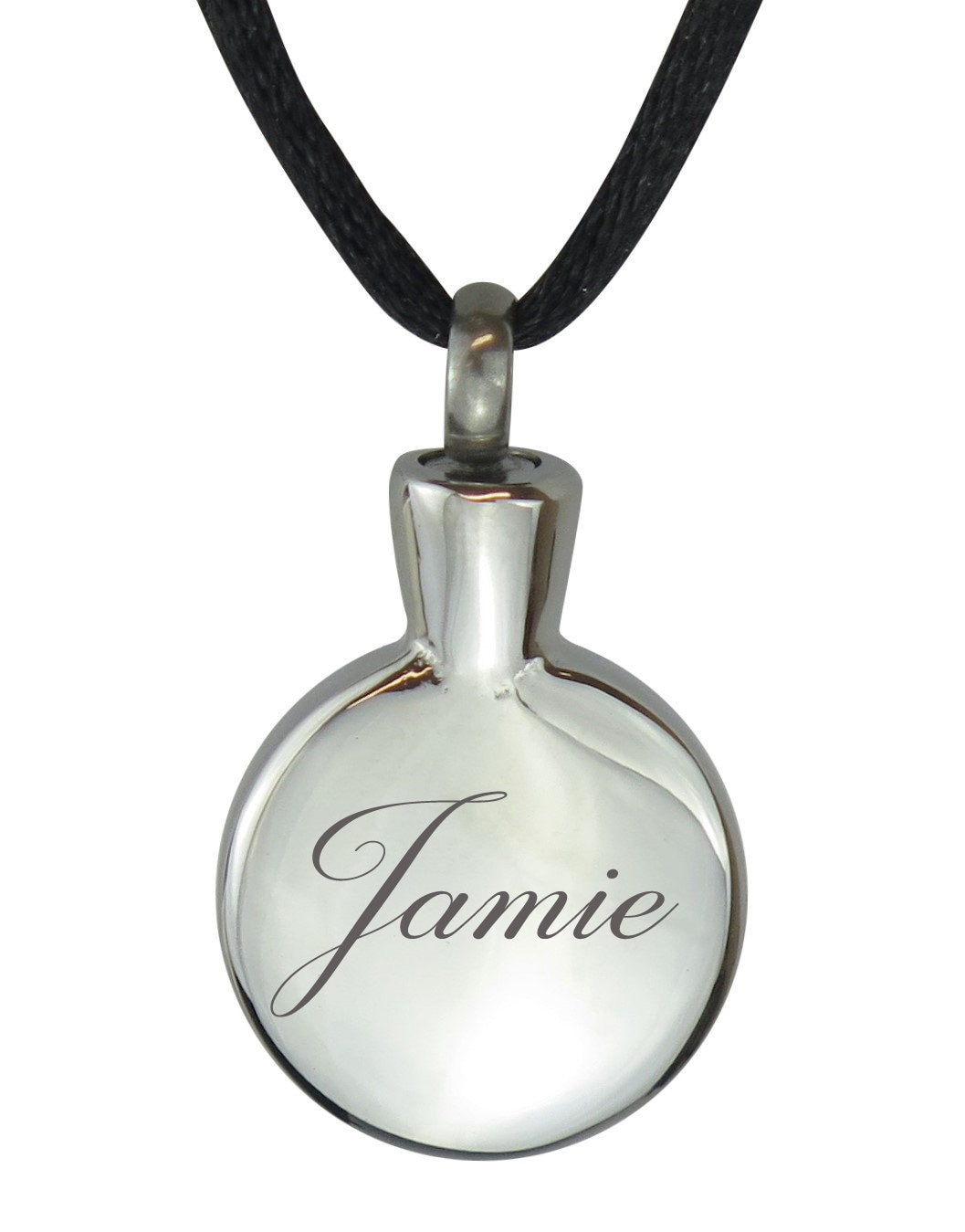 Personalisierte Glatte Kreis-Urne Anhänger - Gedenk-Asche-Andenken Schmuck Personalisierte Gravierte Personalisierte Glatte Kreis-Urne Anhänger - Gedenk-Asche-Andenken Schmuck Personalisierte Gravierte von LovetoTreasure